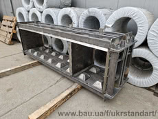 Металлоформа Лего-блок для мобильных бетонных конструкций 2400х600х600